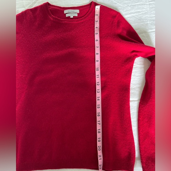 Red cashmere sweater - Picture 5 of 10